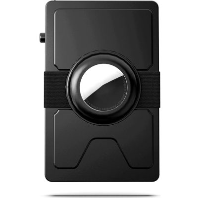 Valenta Cardprotector - Coque Apple AirTag Coque en Aluminium - Noir
