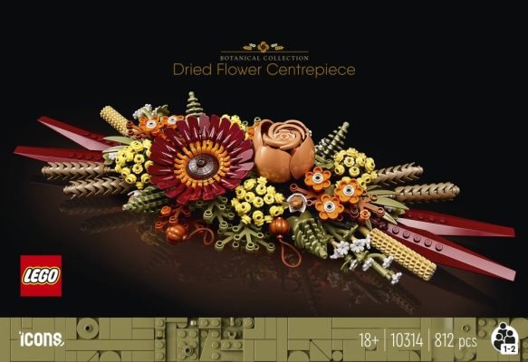 Le centre de table fleurs séchées - LEGO® Ideas - 10314