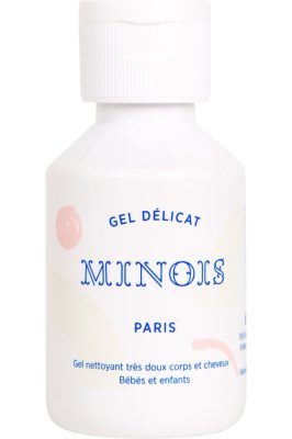Gel délicat nettoyant bébé enfant corps & cheveux rechargeable - 100ml                                - Minois Paris