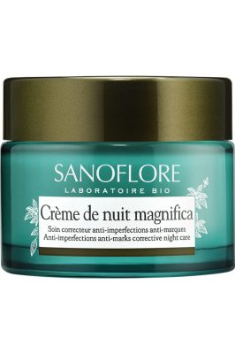 Crème de nuit matifiante anti-imperfections Bio Magnifica                                - Sanoflore