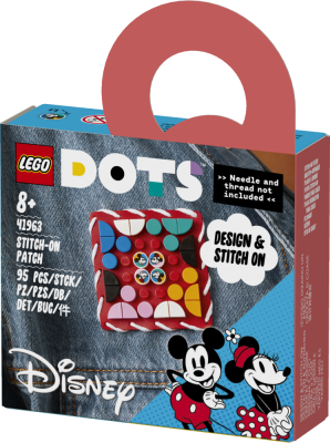 Plaque à coudre Mickey Mouse et Minnie Mouse - Lego Dots - 41963