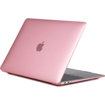 Mobigear Glossy - Apple MacBook Air 13 Pouces (2018-2020) Coque MacBook Rigide - Rose