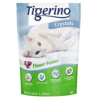 Litière Tigerino Crystals Flower-Power - 5 L