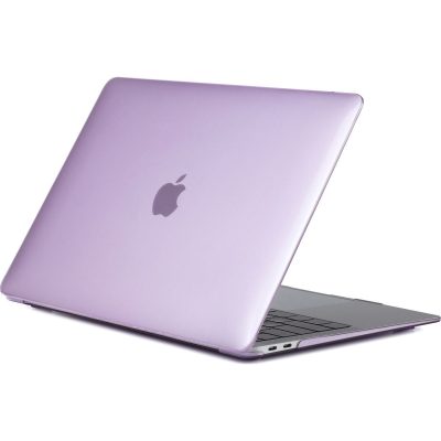 Mobigear Glossy - Apple MacBook Air 13 Pouces (2018-2020) Coque MacBook Rigide - Violet