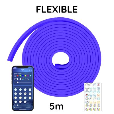 Bande Led Rgb Flexible De 5 M Avec Application