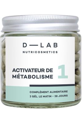 Complément alimentaire Activateur de Métabolisme - 1 mois                                - D-LAB Nutricosmetics