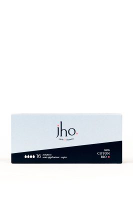 Tampons hygiéniques sans applicateur bio x16 - Super                                - Jho