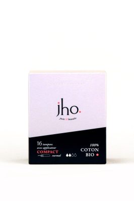 Tampons hygiéniques avec applicateur compact bio x16 - Super                                - Jho