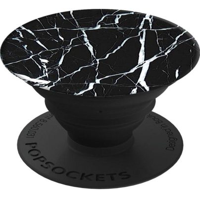 PopSockets PopGrip TresChic - Poignée de téléphone - Black Marble