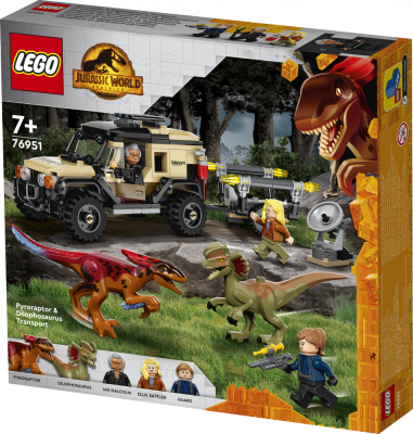 Le transport du Pyroraptor et du Dilophosaurus - LEGO® Jurassic World™ - 76951