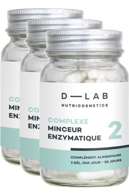 Complexe Minceur Enzymatique - Cure de 3 mois                                - D-LAB Nutricosmetics