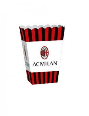 4 Boîtes popcorn en carton AC Milan 13