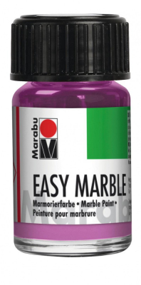 Peinture À Marbrer - Easy Marble - 15 Ml - Rose Violet - Marabu