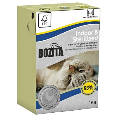 Bozita Feline en gelée 6 x 190 g - Indoor & Sterilised