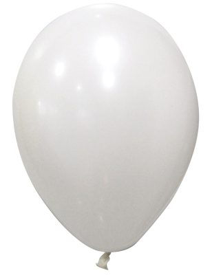 50 Ballons blancs 30 cm
