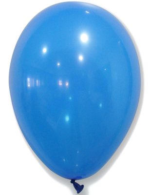 50 Ballons bleus 30 cm