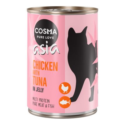 Cosma Thai/Asia en gelée 12 x 400 g - poulet