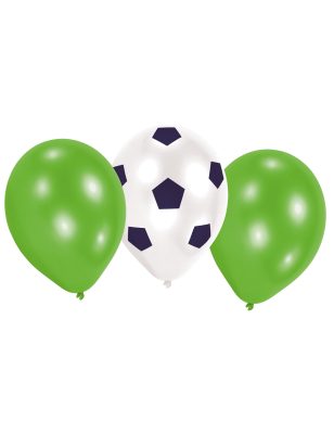 6 Ballons en latex Football 70 cm