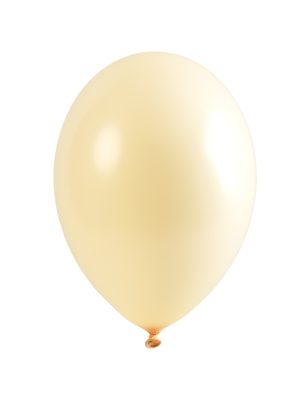 6 Ballons en latex ivoires 30 cm
