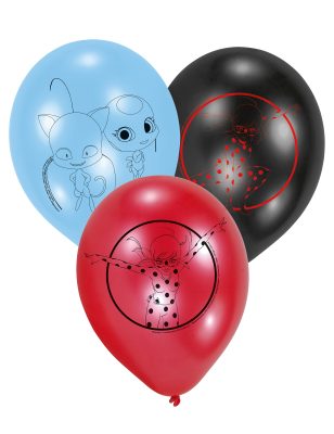 6 Ballons en latex Ladybug 22