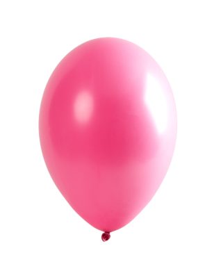 6 Ballons en latex roses 30 cm