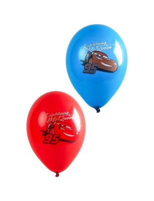 6 Ballons latex Cars