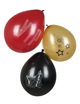 6 Ballons VIP 25 cm