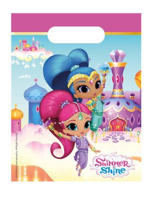 6 Sacs cadeaux Shimmer and Shine 23 x 16