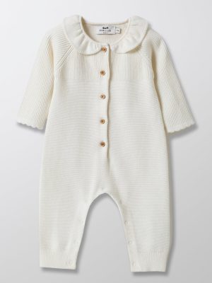 Combinaison bébé en tricot