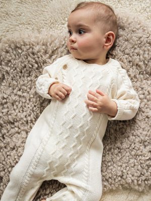 Combinaison Bébé en laine et cachemire