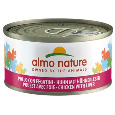 Lot Almo Nature 48 x 70 g - poulet