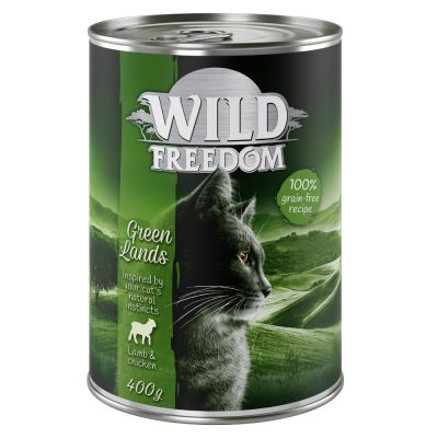 Lot Wild Freedom Adult 24 x 400 g - Green Lands - agneau