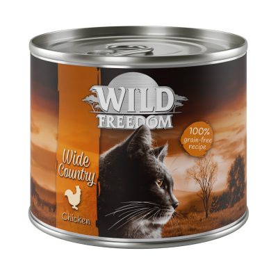 Wild Freedom Adult 6 x 200 g - Wide Country - pur poulet