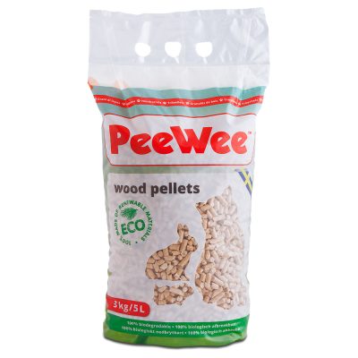 Litière à granulés de bois PeeWee  - 3 kg