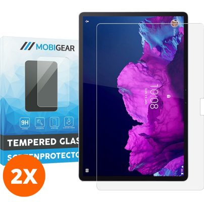 Mobigear - Lenovo Tab P11 Plus Gen 1 Verre trempé Protection d'écran - Compatible Coque (Lot de 2)