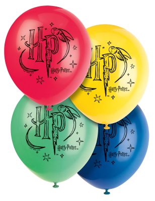 8 Ballons en latex Harry Potter 30 cm