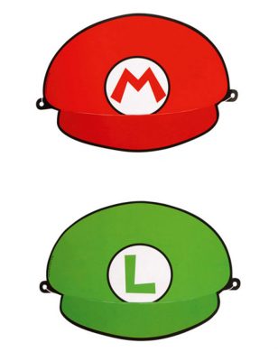 8 Chapeaux de fête Super Mario