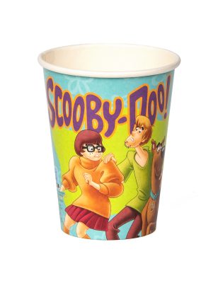 8 Gobelets en carton FSC Scooby Doo 210 ml