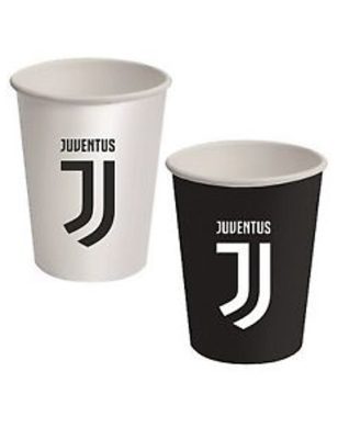 8 Gobelets en carton Juventus 250 ml
