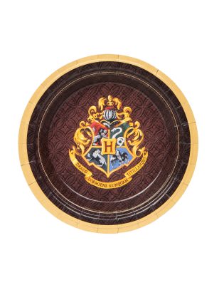 8 Petites assiettes en carton FSC Harry Potter 18 cm