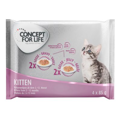 Offre d'essai Concept for Life 4 x 85 g - Kitten