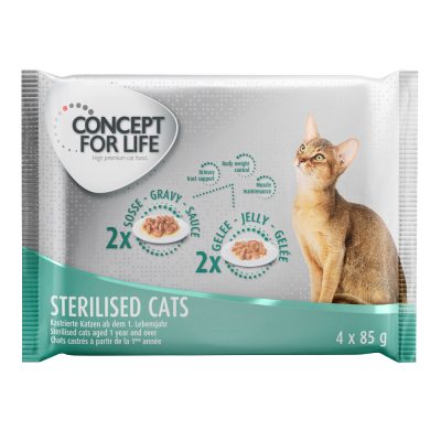 Offre d'essai Concept for Life 4 x 85 g - Sterilised