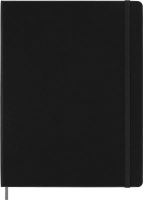 Carnet Smart - 19 X 25 Cm - Moleskine - 176 Pages Lignées - Couverture Rigide - Noir