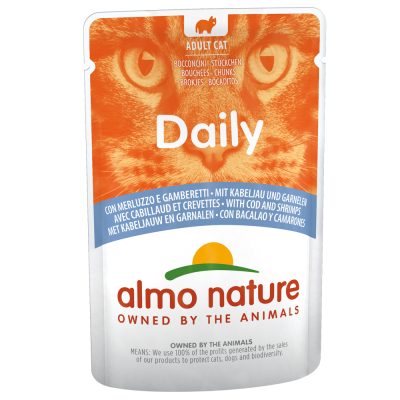 Almo Nature Daily 6 x 70 g - cabillaud