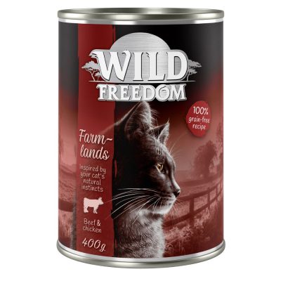 Wild Freedom Adult 6 x 400 g - Farmlands - bœuf