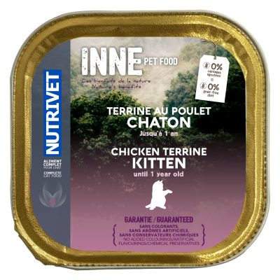 Nutrivet Inne Terrine Kitten pour chaton - lot % : 20 x 150 g