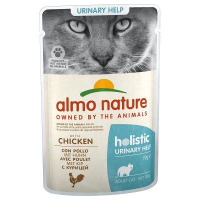 Almo Nature Holistic Urinary Help 70 g - poulet - 6 x 70 g