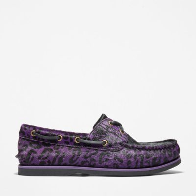 Timberland Chaussure Bateau Classique À Œillets Pour Homme En Violet Violet