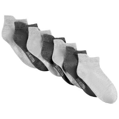 Lot de 7 paires de chaussettes courtes unies - Gris moyen