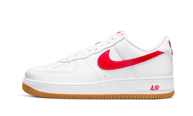Nike Air Force 1 Low 07 Color Of The Month University Red Gum